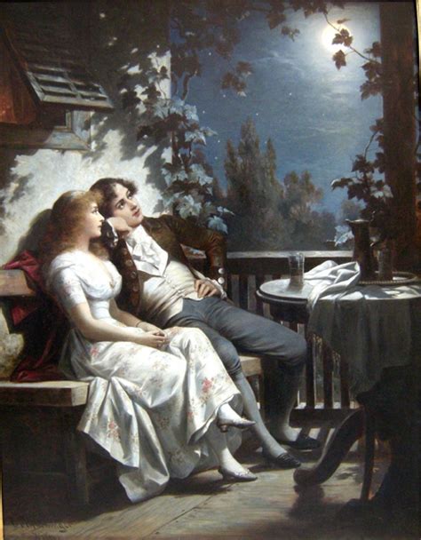 в лунном свете | Romantic art, Romantic paintings, Romance art