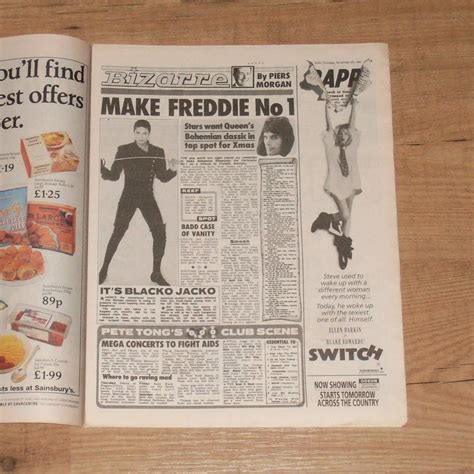 QUEEN/FREDDIE MERCURY Funeral - UK 'DAILY MIRROR' + 'THE SUN' NEWSPAPER 28/11/91 | #1776813867