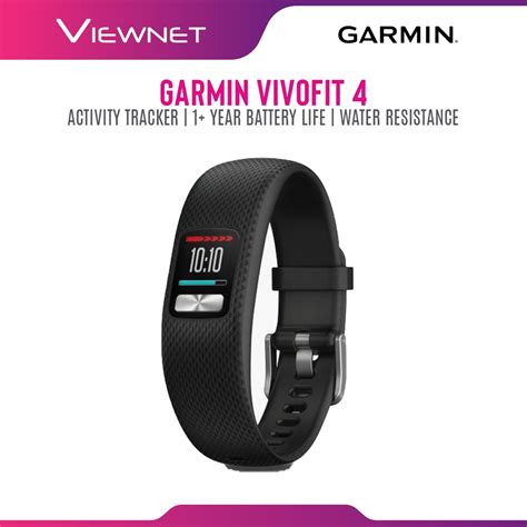 Garmin Vivofit 4 Activity Tracker with 1+ Year Battery Life (010-01847-20) | Shopee Malaysia