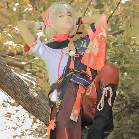 Genshin Impact Kazuha Halloween Cosplay Costume – Gcosplay