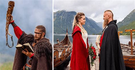 Epic Pictures Of The First Traditional Viking Wedding After About 1000 Years