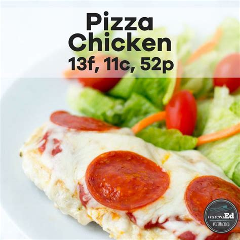 Pizza Chicken - GetMacroEd Low Carb Pizza Recipe | Recipe | Macro meals ...