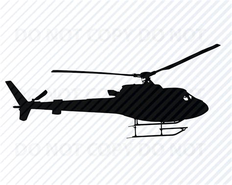 Helicopter SVG Files for Cricut Vector Images Silhouette | Etsy