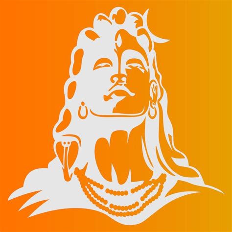 Premium Vector | Lord shiv shankar silhouette background for maha shivratri