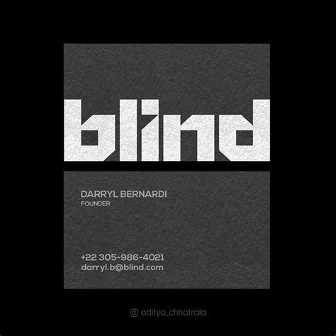 Logotype design for - BLIND. : logodesign