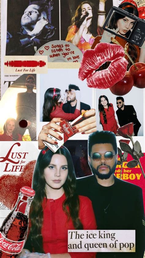 #lanadelrey #theweeknd #lustforlife | The weeknd, Lana del rey, Album art design