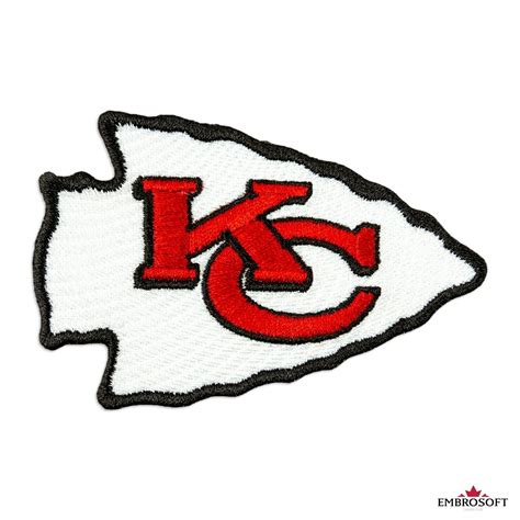 Kansas City Chiefs Patch, American Football Team Logo, Embroidered ...