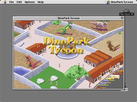 DinoPark Tycoon | Classic Macintosh Game Demos