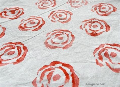 Make your own {Potato Stamps} for Potato printing on fabric - & some ...