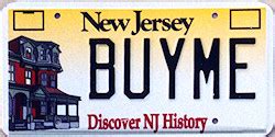 New Jersey Discover NJ History License Plates