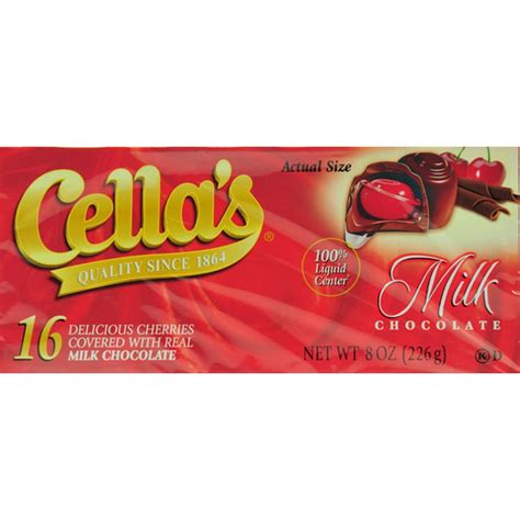 Cella's Chocolate Covered Cherries, 8 Oz - Walmart.com - Walmart.com