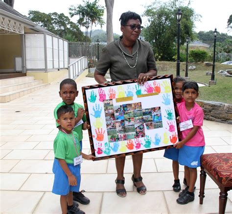 Students of the Penal Quinam ECCE Centre visit Her Excellency Paula-Mae Weekes | The Office of ...