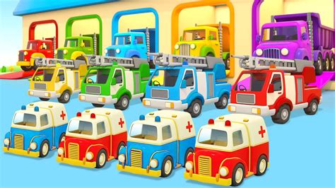 Car cartoons for kids & Helper cars cartoon full episodes - Fire truck ...