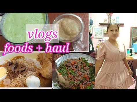 VLOGS|| FOODS + HAUL - YouTube