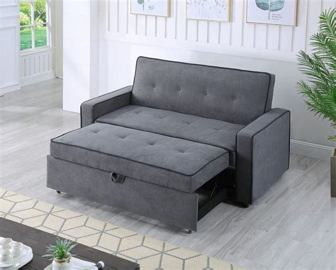 Greece Dark Grey Sofa Bed - Two Seater - Dani's Furniture