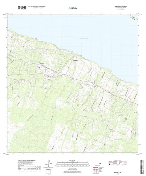 MyTopo Honokaa, Hawaii USGS Quad Topo Map