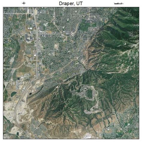 Aerial Photography Map of Draper, UT Utah