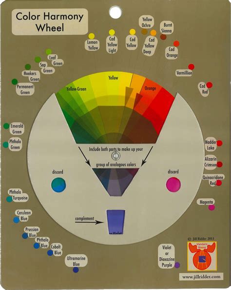 Color Harmony Wheel - Etsy