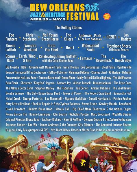 New Orleans Jazz Fest's 2024 Lineup : r/indieheads