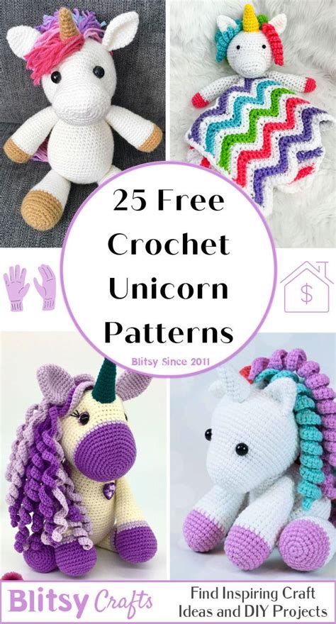 25 Free Crochet Unicorn Patterns (PDF Pattern) - Blitsy