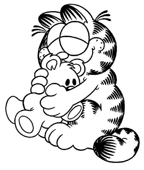 Garfield Coloring Pages For Kids