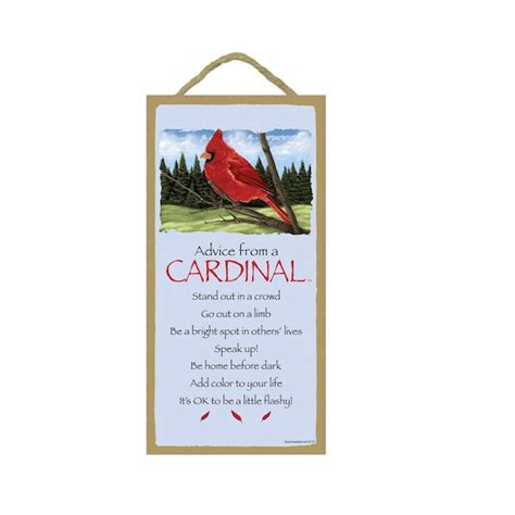 Cardinal Advice - Etsy