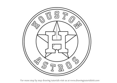 How to Draw Houston Astros Logo (MLB) Step by Step ...