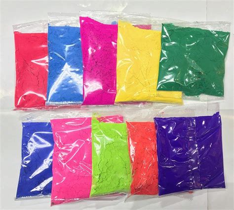 Holi Color Powder in Customized bags | GLOBAL EXPORT