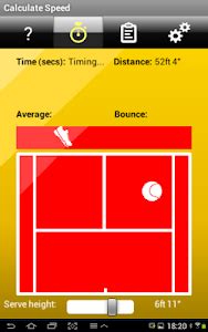 Tennis Serve Speed Calculator – How fast is your serve? – Android Sports Apps