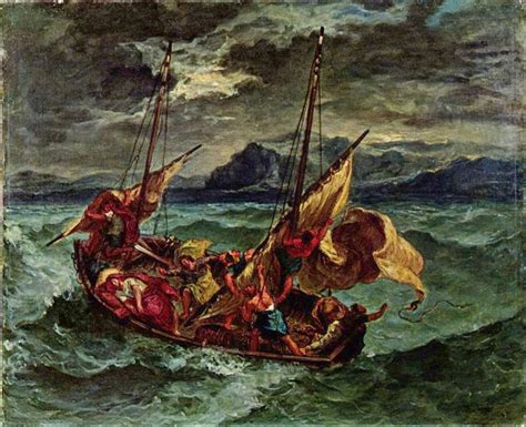 Christ on the Sea of Galilee, 1854 - Eugene Delacroix - WikiArt.org