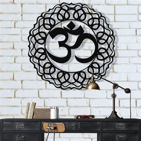 Metal Wall Decor Metal Om Decor Namaste Decor OM Wall Art - Etsy | Yoga ...