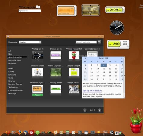 Google Gadgets on Your Linux Desktop