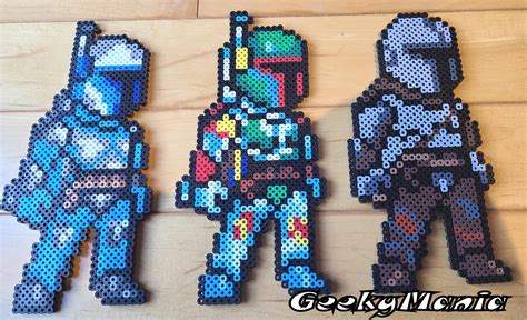 Star Wars Bounty Hunter Perler Beads | Etsy