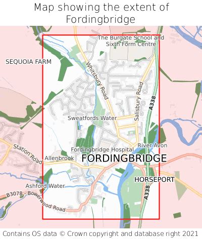 Where is Fordingbridge? Fordingbridge on a map