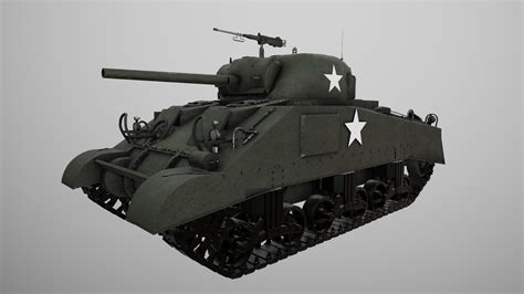 M4 sherman tank 3D model - TurboSquid 1585953