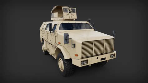 Atf Dingo Military Vehicle - 3D Model by Holy360