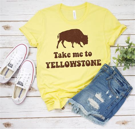 Yellowstone Shirt Yellowstone National Park Yellowstone - Etsy