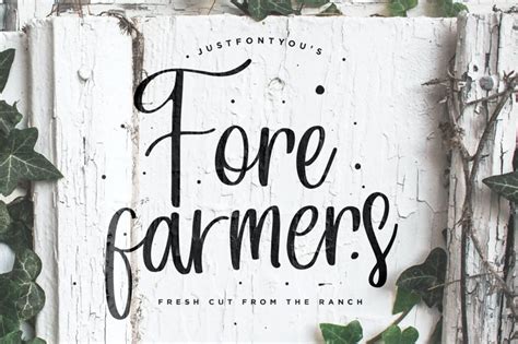 41 Best Farmhouse Fonts (Country & Farmhouse Style Fonts)