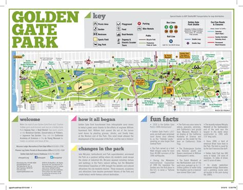 Printable Golden Gate Park Map - Printable Templates