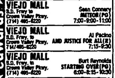 Forgotten Cinema: Mission Viejo Mall 3