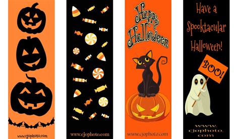 CJO Photo: Printable Bookmarks: Halloween