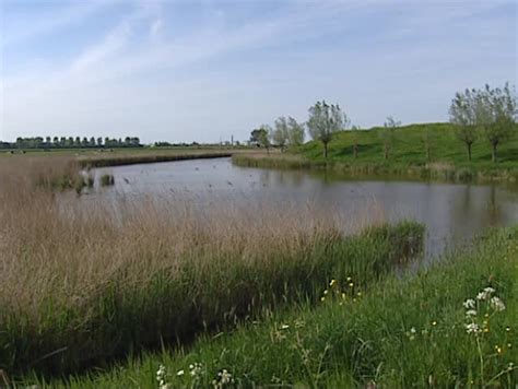 Earth Rampart, Fortification South Of Spaarndam, Part Of UNESCO World ...