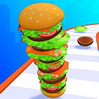 Stack The Burger Game - Play on Lagged.com