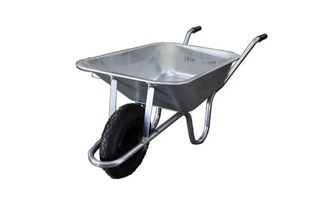 90 Litre Capacity Wheelbarrow - Galvanised