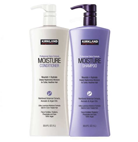 Kirkland Signature Professional Salon Formula Moisture Shampoo & Conditioner Set (33.8 Oz Each ...