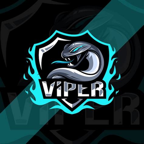 Premium Vector | Viper mascot logo esport design