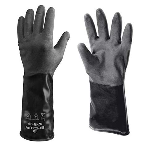 North Butyl Gloves 17 mil, 14" Smooth Hand | B174-8, B174-9, B174-10 | North by Honeywell