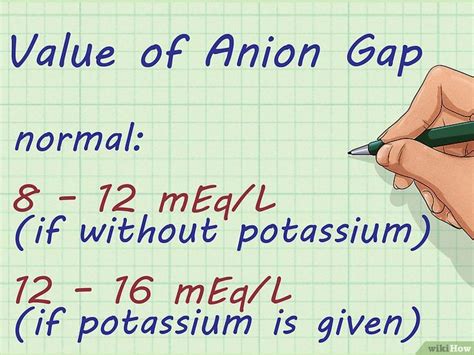 How to Calculate Anion Gap: 12 Steps (with Pictures) - wikiHow in 2024 | Anion gap, Critical ...