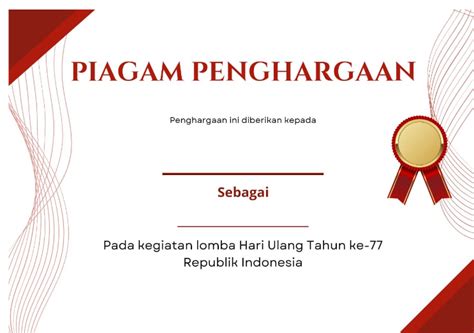 Contoh Piagam Penghargaan Lomba 17 Agustus Anna Parr | Porn Sex Picture