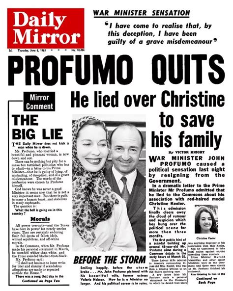 How the sex and scandal of the Profumo affair left very few of its key ...